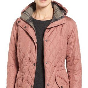EUC Barbour Millfire Hooded Quilted Jacket